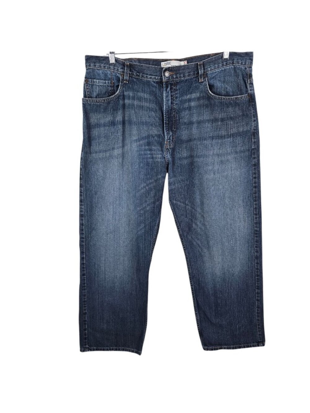 Levi's Mens 569 Loose Straight Y2K Baggy Wide Leg Denim Blue Jeans 40x30